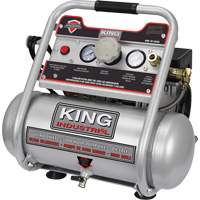 Compresseur &agrave; air sans huile, &eacute;lectrique, 2 gal. (2,4 gal. US), 125 PSI, 120/1 V Maritime Industrial Rubber