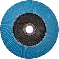 BlueFire R884P Coarse Grit Flap Disc, 7" x 7/8", Type 27, 80 Grit, Zirconia Alumina Maritime Industrial Rubber