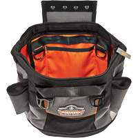 Arsenal&reg; 5517 Topped Tool Pouch, Multiple Tool Holder, Ballistic Polyester, 1 Pockets Maritime Industrial Rubber