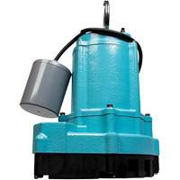 9EC Series Effluent Pump, 70 GPM, 115 V, 7.5 A, 4/10 HP Maritime Industrial Rubber