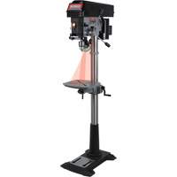 Variable Speed Drill Press, 15", 5/8" Chuck, 3300 RPM Maritime Industrial Rubber