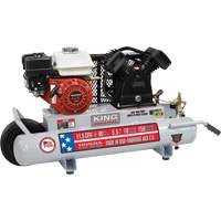 Compresseur d'air sur brouette, Essence, 10 gal. (12 gal. US), 150 PSI Maritime Industrial Rubber