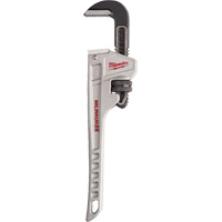 Pipe Wrench, 1-1/2" Jaw Capacity, 10" Long, Ergonomic Handle Maritime Industrial Rubber