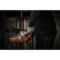Pipe Wrench, 1-1/2" Jaw Capacity, 10" Long, Ergonomic Handle Maritime Industrial Rubber