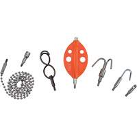 Jeu d'accessoires d'accrochage pour ruban de tirage Maritime Industrial Rubber