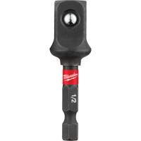 Shockwave Impact Socket Adapter, 1/4" Drive Size, 1/2" Male Size, Ball, 2" L Maritime Industrial Rubber