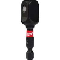 Shockwave Impact Socket Adapters, 1/4" Drive Size, 1/2" Male Size, Ball, 2" L Maritime Industrial Rubber