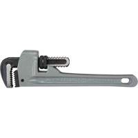 Pipe Wrench, 1-1/2" Jaw Capacity, 10" Long, Ergonomic Handle Maritime Industrial Rubber