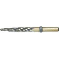 DRILLCO Nitro Construction Reamer, 3/8", Spiral Flute, High Speed Steel, Straight Shank Maritime Industrial Rubber