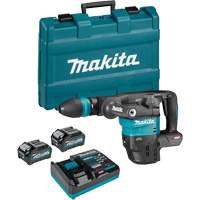 Trousse de marteau de d&eacute;molition 40 V XGT SDS-MAX avec moteur sans balai et AWS Maritime Industrial Rubber