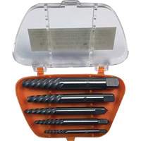 Jeu d'extracteurs de vis avec forets DRILLCO, Carbure, 5 Morcea Maritime Industrial Rubber