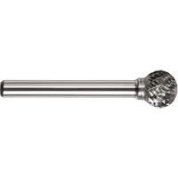 DRILLCO Double Cut Ball Shaped Burr, SD-12 Maritime Industrial Rubber