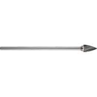DRILLCO Double Cut Flame Shaped Burr, SG-1L6 Maritime Industrial Rubber