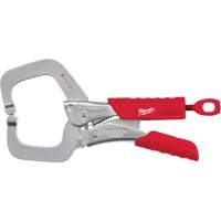 Pince-&eacute;tau &agrave; m&acirc;choires standards avec poign&eacute;es Torque Lock, Longueur 6", Pinces serre-joints Maritime Industrial Rubber