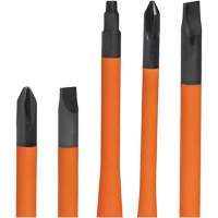 Slim-Tip Insulated Screwdriver Set, 1000 V, 6 Pcs Maritime Industrial Rubber