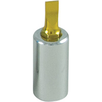 Gold Tip Screwdriver Bit, Slot, 15/64", 1/4" Drive Maritime Industrial Rubber