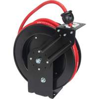 Hose Reel, Air/Water, 3/8" x 35', Single Hose, 300 psi Maritime Industrial Rubber