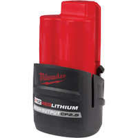 M12 Redlithium High Output CP2.5 Battery Pack, Lithium-Ion, 12 V, 2.5 Ah Maritime Industrial Rubber