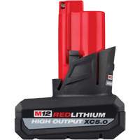 M12 Redlithium High Output XC5.0 Battery Pack, Lithium-Ion, 12 V, 5 Ah Maritime Industrial Rubber