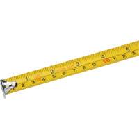 Ruban &agrave; mesurer, 5/8" x 12', Marques de goujon Imp&eacute;rial & m&eacute;trique Maritime Industrial Rubber