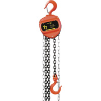 VCH Series Chain Hoist, 10' Lift, 2200 lbs. (1 tons) Capacity, Heat-Treated Alloy Steel Chain Maritime Industrial Rubber