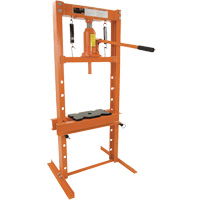 Heavy-Duty Shop Press, 12 Ton(s) Capacity Maritime Industrial Rubber
