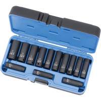PS1338DM Jeux - douilles, 13 Mcx, Chocs, Prise de 3/8", Profond Maritime Industrial Rubber