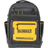 PRO Backpack, 13-3/4" L x 7-3/4" W, Black/Yellow Maritime Industrial Rubber