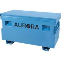 Jobsite Tool Box, 48" x 24" x 27-3/5", Steel, Blue Maritime Industrial Rubber