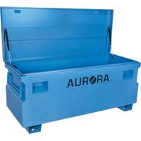 Jobsite Tool Box, 60" x 24" x 27-1/2", Steel, Blue Maritime Industrial Rubber
