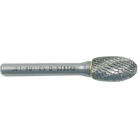 E3-DC JET-KUT&reg; GP Oval Shape Carbide Bur, 3/8" Dia. Maritime Industrial Rubber