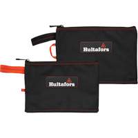 Multi-Purpose Zippered Bag, Ballistic Polyester, Black/Red Maritime Industrial Rubber