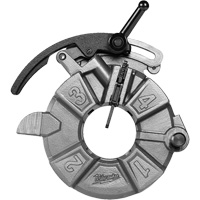 BSPT Pipe Threading Die Head with Micro-Adjust Maritime Industrial Rubber