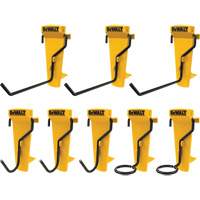 Hand Tool Hook Set, 8 Pieces Maritime Industrial Rubber