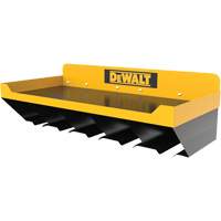 Power Tool Storage Shelf Combo, Steel, Black/Yellow Maritime Industrial Rubber