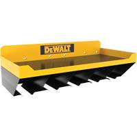 Power Tool Storage Shelf Combo, Steel, Black/Yellow Maritime Industrial Rubber