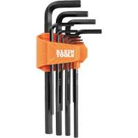 L-Style Long Hex Key Set, 10 Pcs., Metric Maritime Industrial Rubber