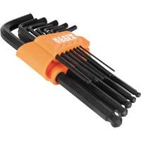 L-Style Ball-End Hex Key Wrench Set, 12 Pcs., Imperial Maritime Industrial Rubber