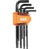 L-Style Long Ball-End Hex Key Set, 10 Pcs., Metric Maritime Industrial Rubber