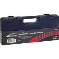SAE Socket Set, 19 Pcs, Impact, 1/2" Drive Size Maritime Industrial Rubber