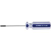 Blue Transparent Striped Philips Screwdriver, #0, Plastic Handle Maritime Industrial Rubber