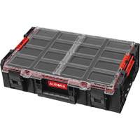 Organisateur deux fois tr&egrave;s grand avec cloisons en mousse &agrave; plusieurs couches Arx, 23" x 15-1/5" x 6-4/5", Noir Maritime Industrial Rubber
