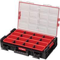 Organisateur tr&egrave;s grand avec bacs longs Arx, 23" x 15-1/5" x 5", Noir Maritime Industrial Rubber