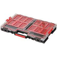 Grand organisateur avec bacs Arx, 21" x 15" x 3", Noir Maritime Industrial Rubber