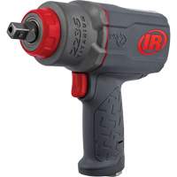 Heavy-Duty Impact Wrench with Pin Detent, 1/2" Drive, 1/4" NPT Air Inlet, 7500 No Load RPM Maritime Industrial Rubber