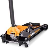 Low Profile Floor Jack, 3.5 Ton(s) Capacity, 3-3/4" Lowered, 21-3/4" Raised, Manual Hydraulic Maritime Industrial Rubber