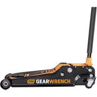 Low Profile Floor Jack, 3.5 Ton(s) Capacity, 3-3/4" Lowered, 21-3/4" Raised, Manual Hydraulic Maritime Industrial Rubber