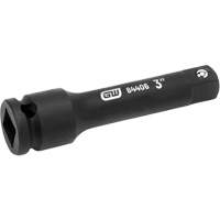 Jeu de rallonges &agrave; chocs, Prise de 3/8", Fini Phosphate de mangan&egrave;se, 4 Mcx Maritime Industrial Rubber
