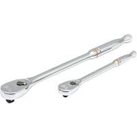 90-Tooth Long Handle Teardrop Ratchet Set Maritime Industrial Rubber