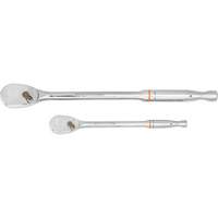 90-Tooth Long Handle Teardrop Ratchet Set Maritime Industrial Rubber